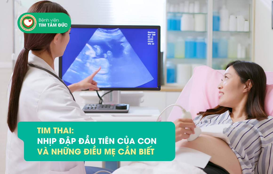 Tim thai: Nhịp đập đầu tiên của con và những điều mẹ cần biết